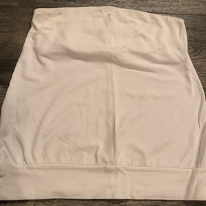 Ann Taylor Loft strapless white top. Sz. S.